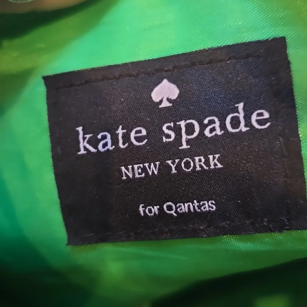 Kate Spade New York for Qantas Multi-Color Brush Strokes Zipper Pouch